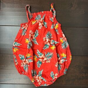 Old Navy Hawaiian Floral Summer Romper 18-24mo